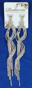 7490 Crystal Rhinestone Earrings