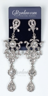 7493 Crystal Rhinestone Earrings