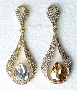 7504 Crystal Rhinestone Earrings