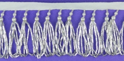 7511 2" Beaded Crystal Fringe Trim