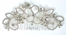 7666 Crystal Rhinestone Hair Comb