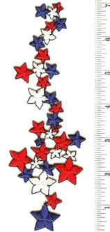 8065 Iron On Applique Stars