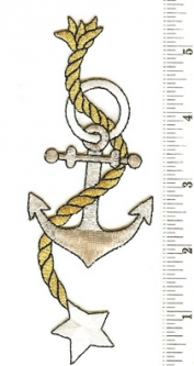 8075 Iron On Applique Nautical