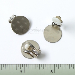 9059 Flatback Clip Earring Jewelry Setting