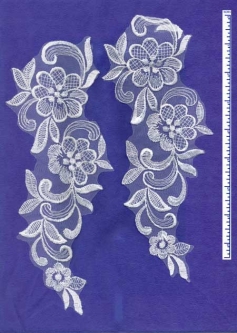 5000 Lace Applique Pairs 10x4