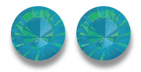 1028 Swarovski Crystal Caribbean Blue Opal Pointed Back Rhinestones