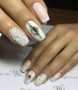 Nail Art Caviar Crystals Clear