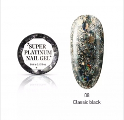 Black Onyx Crystal Gel UV Cure