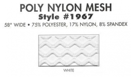 Poly Nylon Mesh Fabric