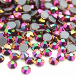 GlitzStone Hotfix Rainbow AB Metallic Coated Crystal Rhinestones