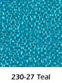 230-27 Teal Sparkle Organza Fabric